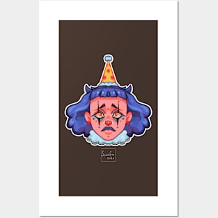 Sad Clown Posters and Art